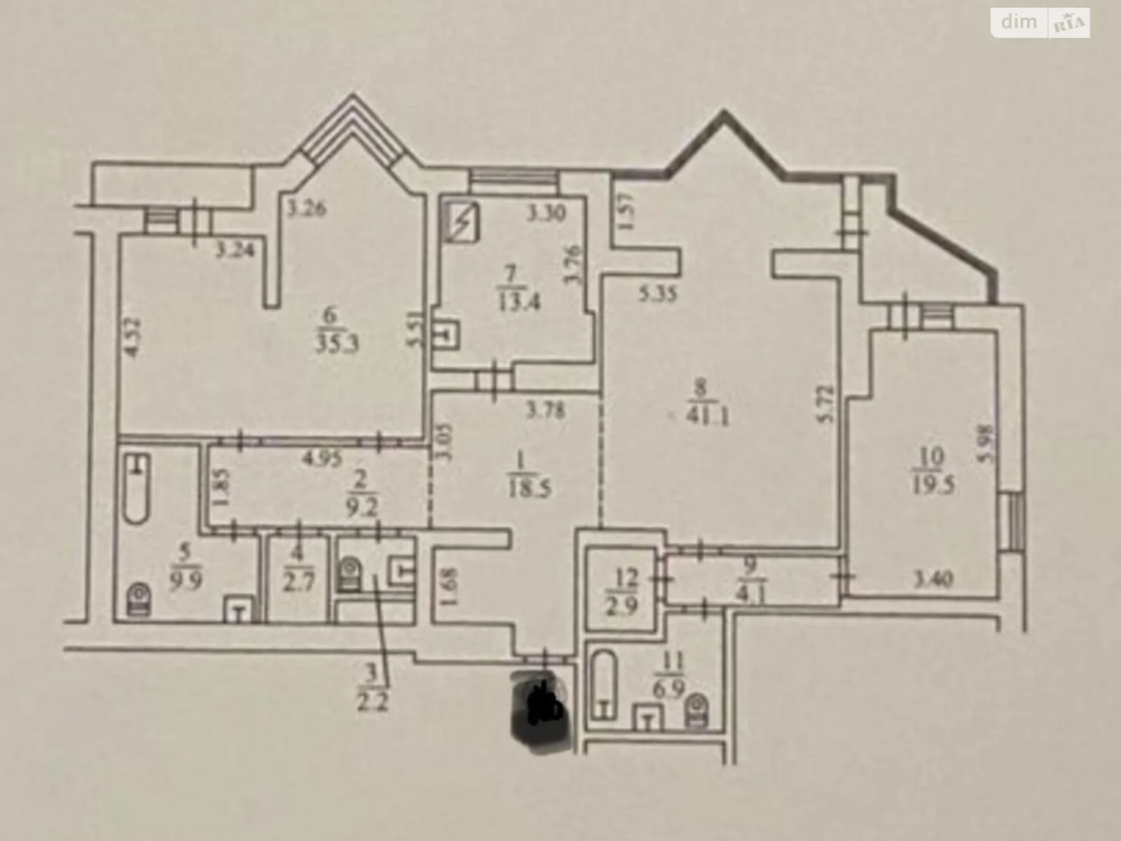 Продается 4-комнатная квартира 189 кв. м в Киеве, ул. Коновальца Евгения, 32Г