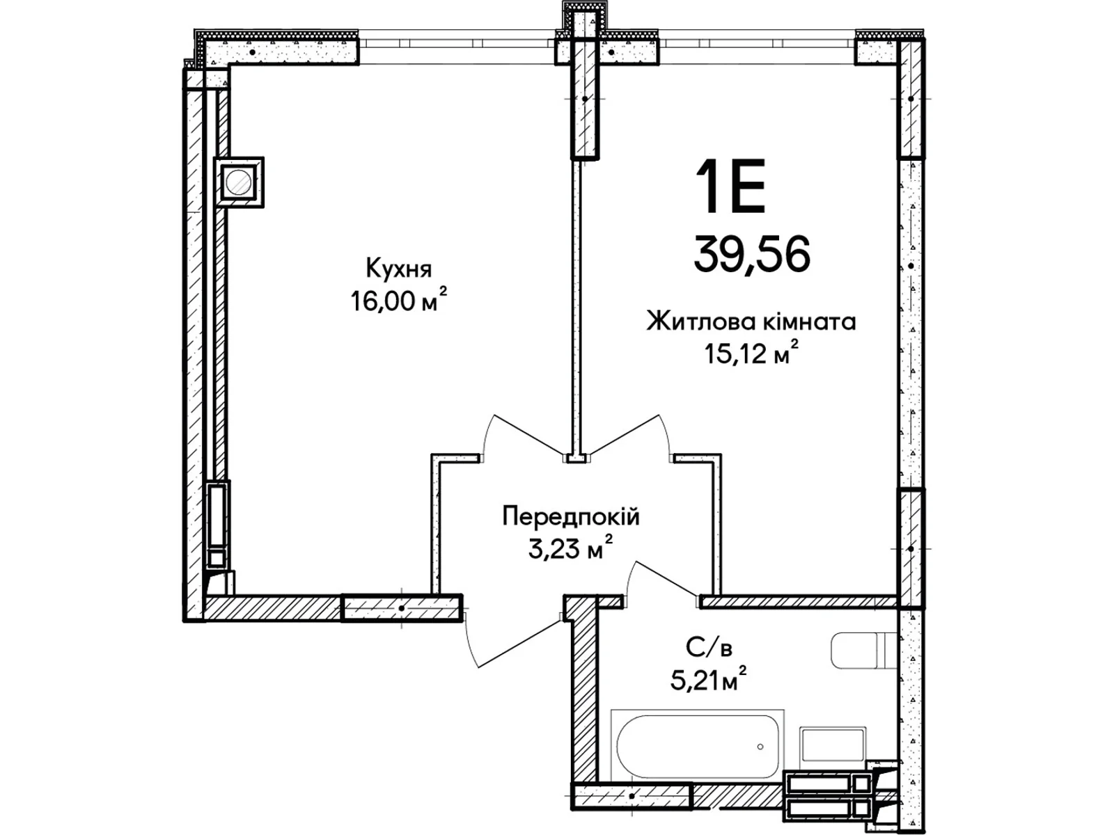 Продается 1-комнатная квартира 37 кв. м в Ирпене, ул. Достоевского