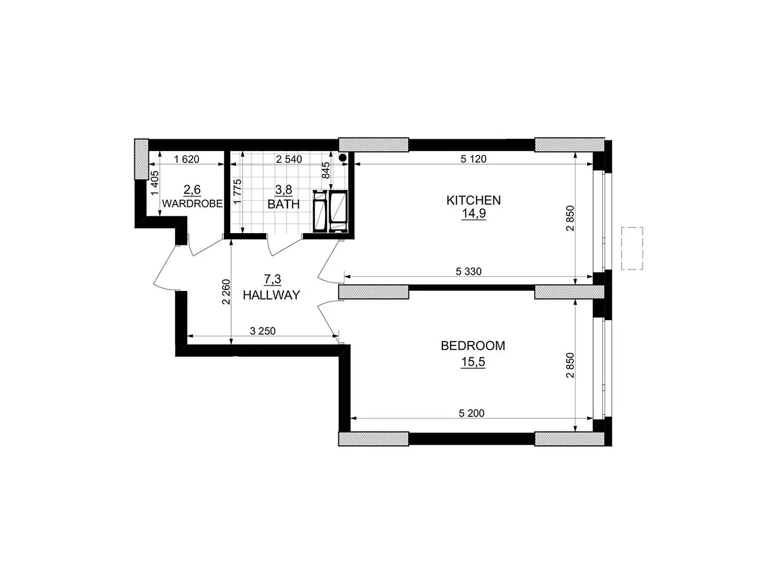 Продается 1-комнатная квартира 44.1 кв. м в Киеве, ул. Березняковская, 29