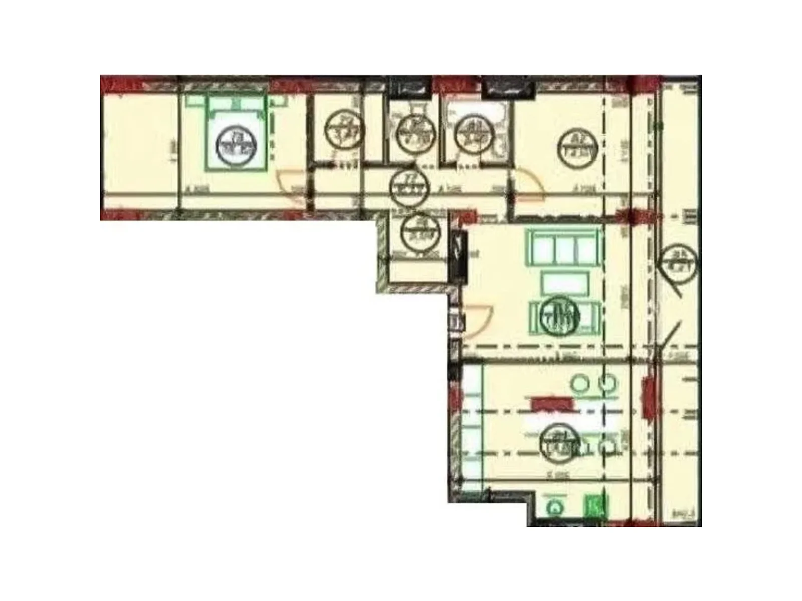 Продається 3-кімнатна квартира 85 кв. м у Ужгороді, вул. Собранецька, 160 - фото 1