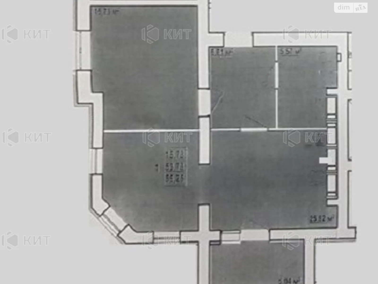 Продается 2-комнатная квартира 56 кв. м в Харькове, ул. Заливная, 2