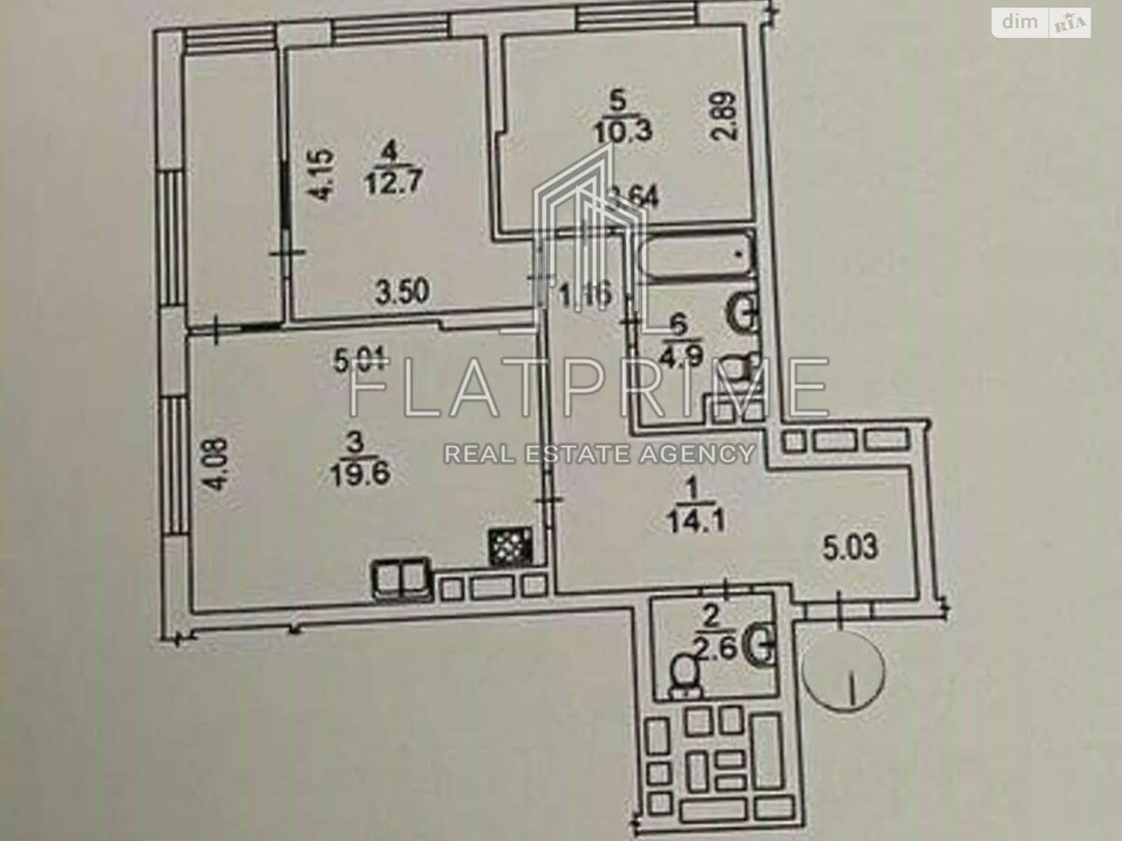 Продається 2-кімнатна квартира 70 кв. м у Києві, наб. Дніпровська, 20Б - фото 1