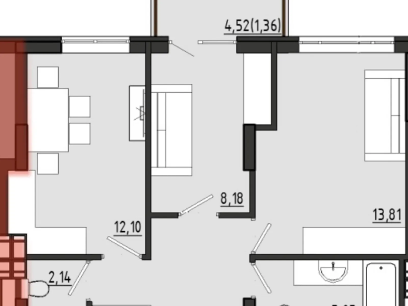 Продается 2-комнатная квартира 51 кв. м в Одессе, ул. Чехова, 1