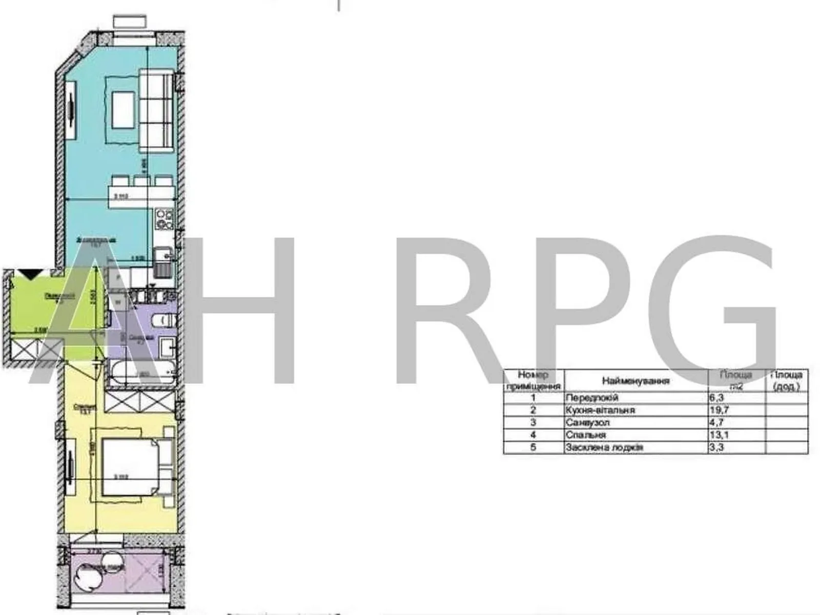 Продается 1-комнатная квартира 47 кв. м в Киеве, ул. Семьи Кистяковских, 2