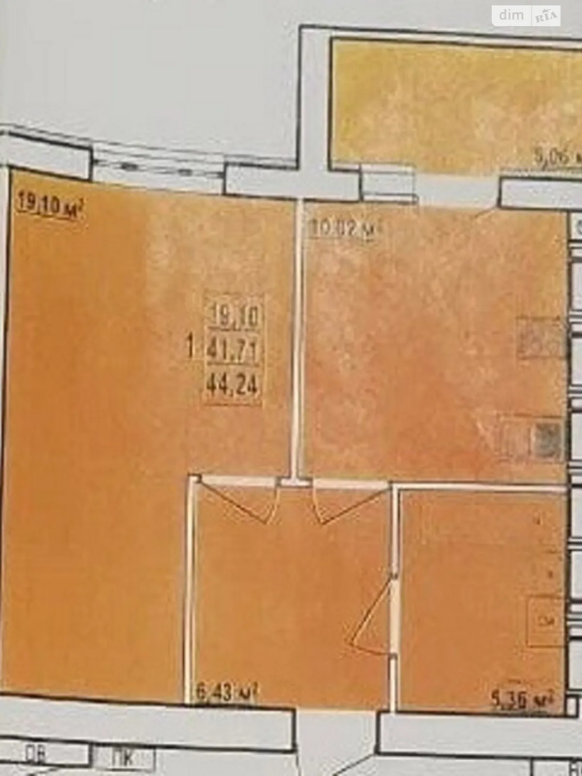 Продается 1-комнатная квартира 43 кв. м в Харькове, ул. Елизаветинская, 2Б