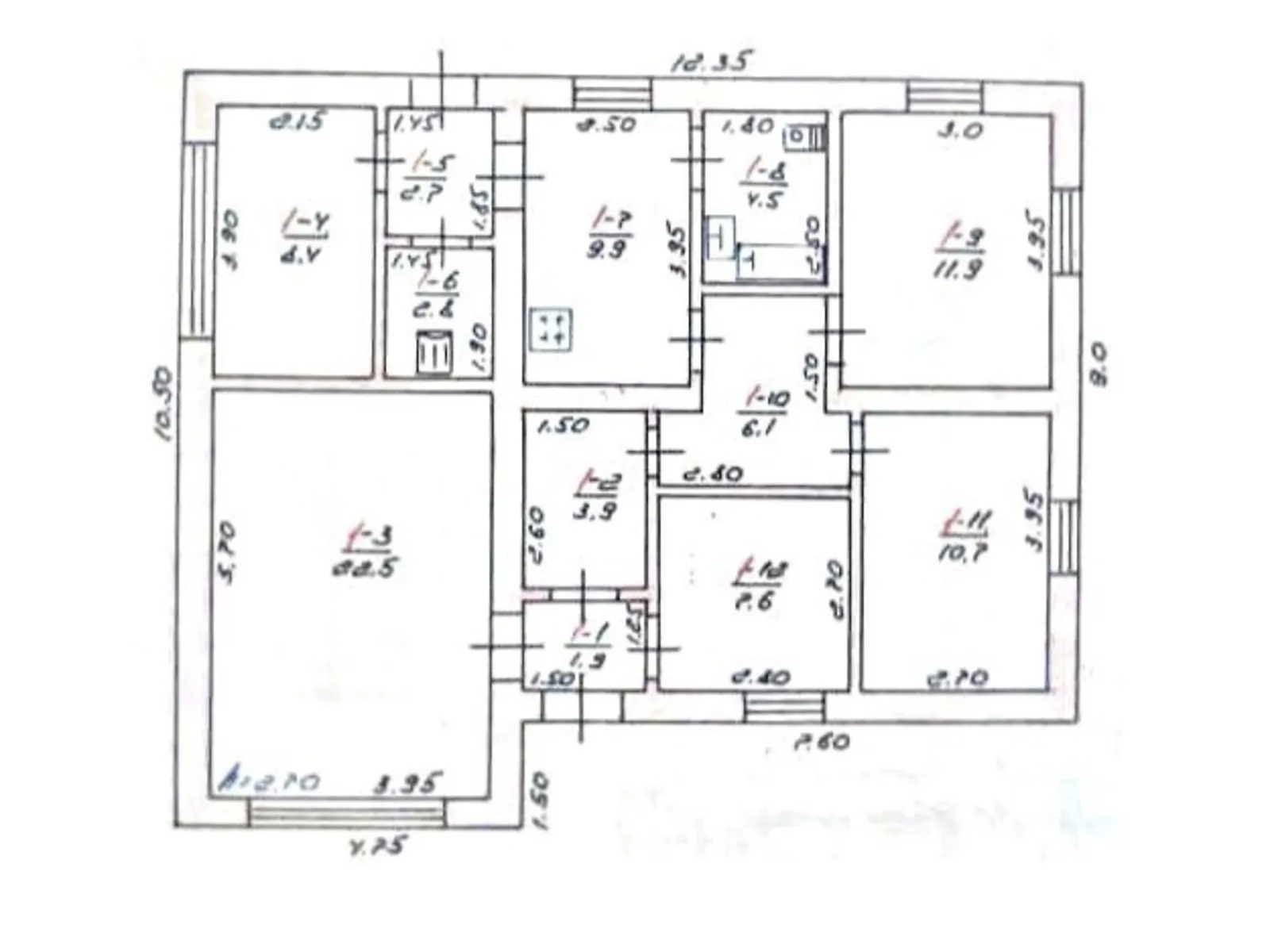 Продається одноповерховий будинок 93 кв. м з гаражем, цена: 8000 $