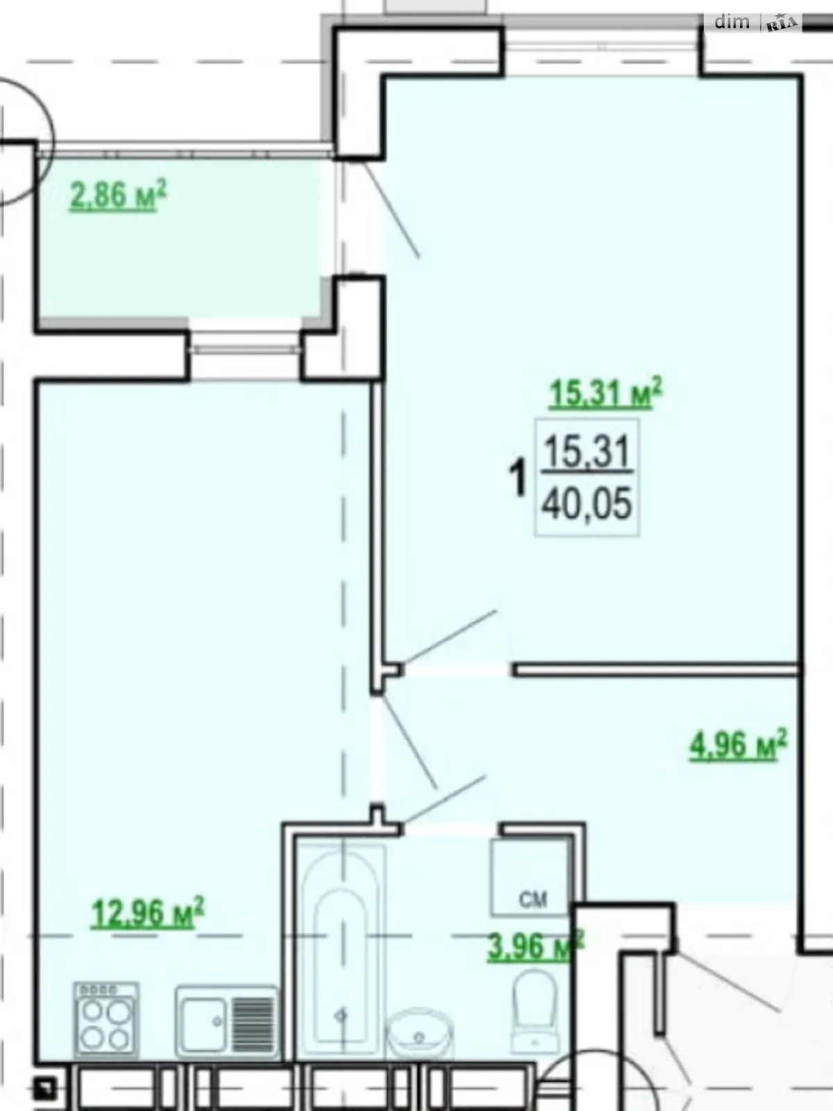 Продается 1-комнатная квартира 40 кв. м в Харькове, ул. Шевченко, 327 - фото 1