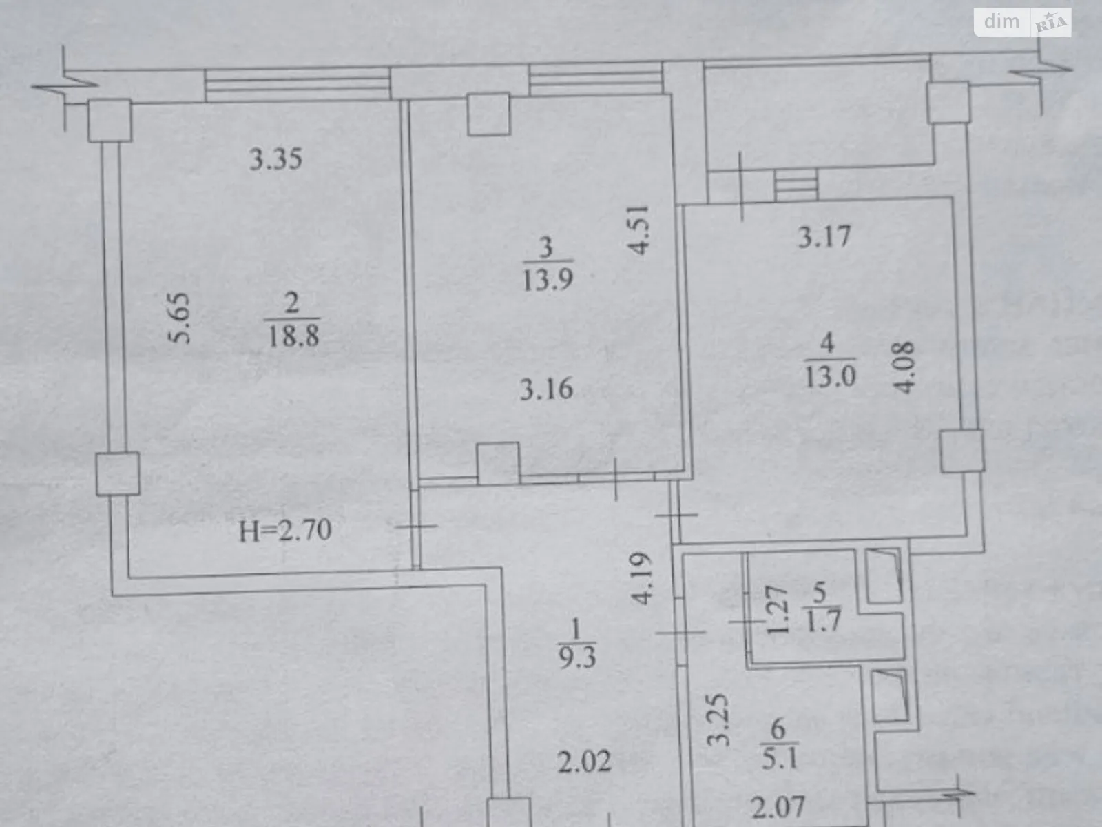 Продается 2-комнатная квартира 64 кв. м в Харькове, просп. Героев Харькова(Московский), 162 - фото 1