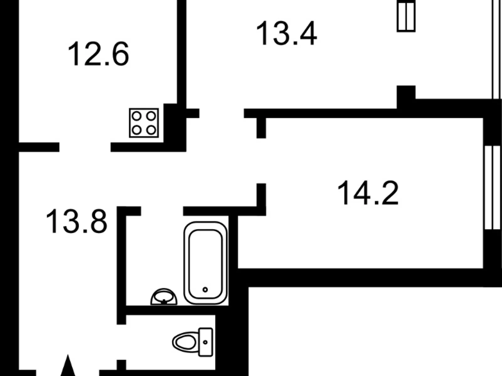 Продается 2-комнатная квартира 63 кв. м в Киеве, ул. Львовская, 15