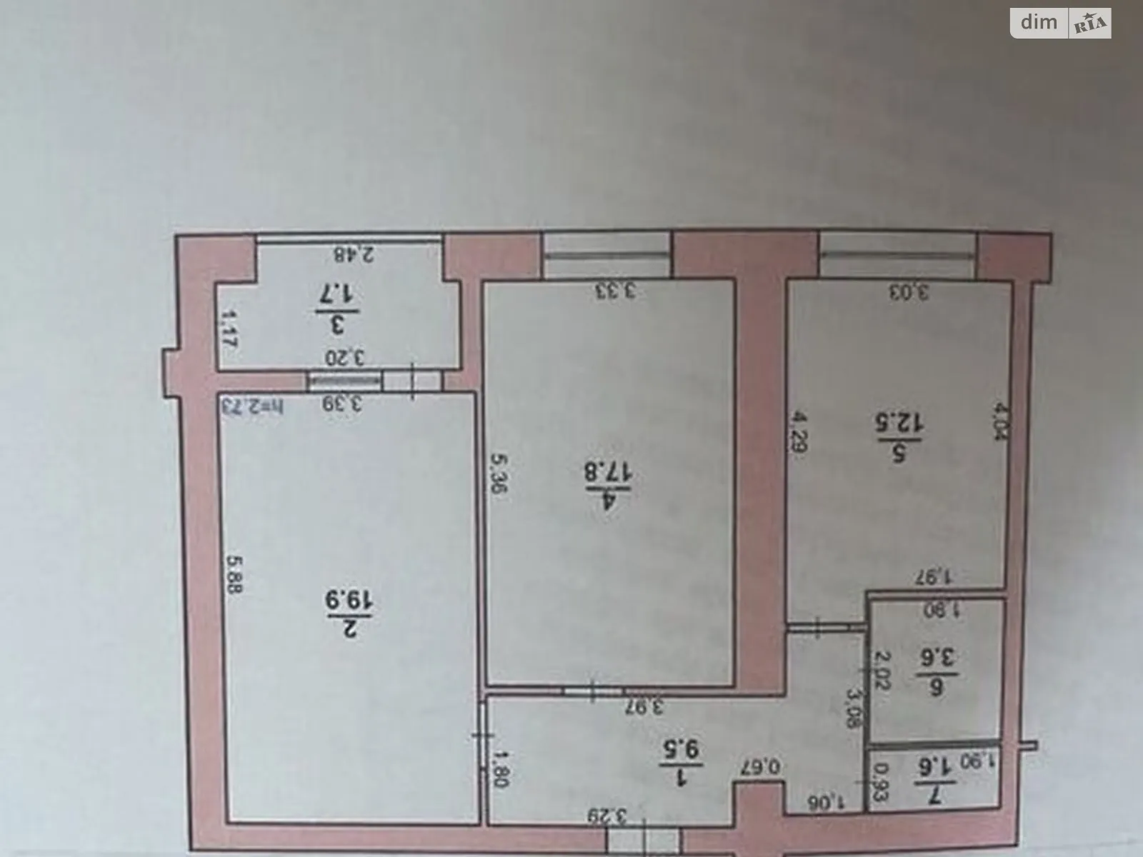 Продается 2-комнатная квартира 67 кв. м в Хмельницком, ул. Кармелюка, 3/5 - фото 1