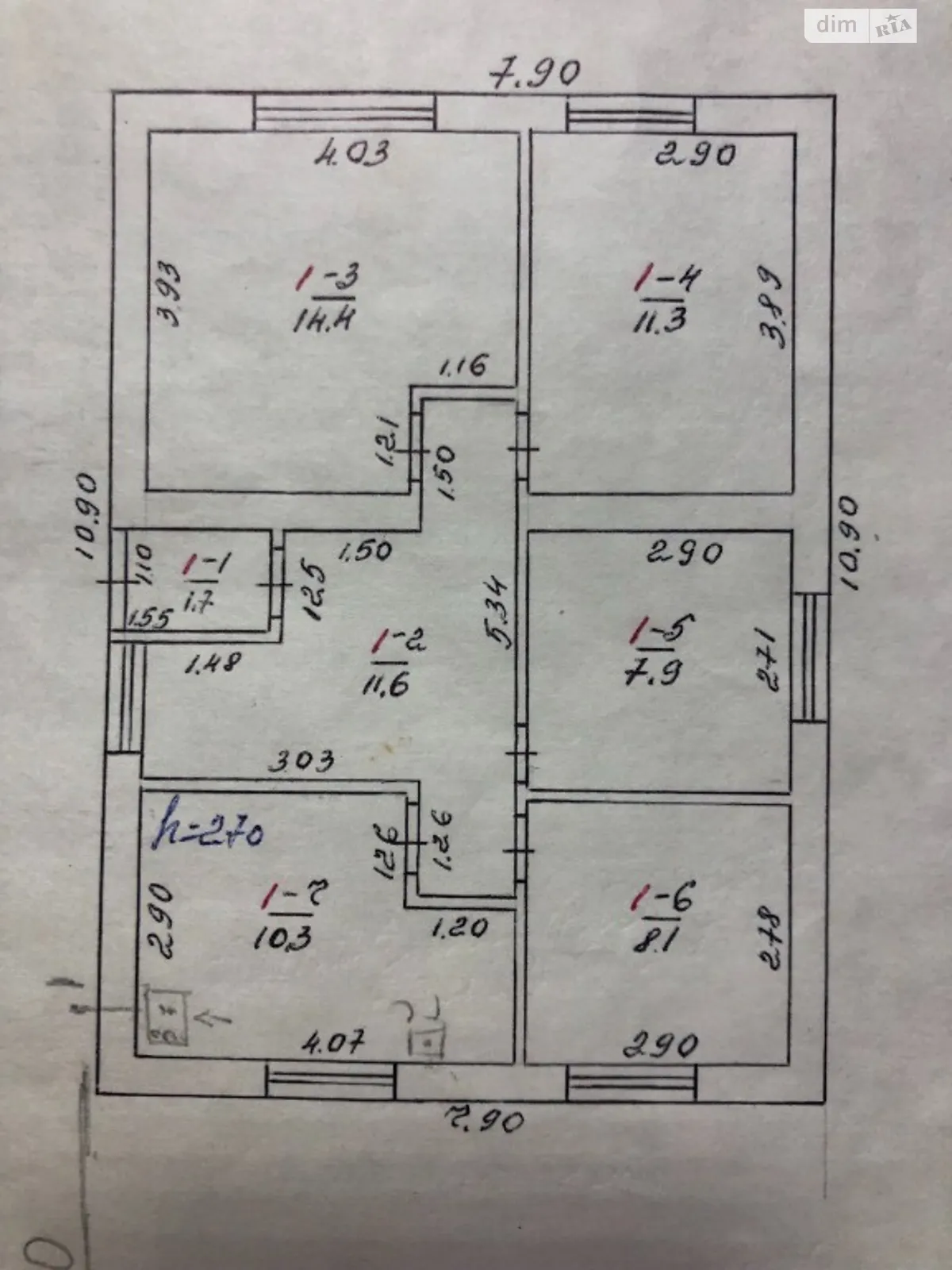 Продается одноэтажный дом 75 кв. м с гаражом, цена: 25000 $ - фото 1