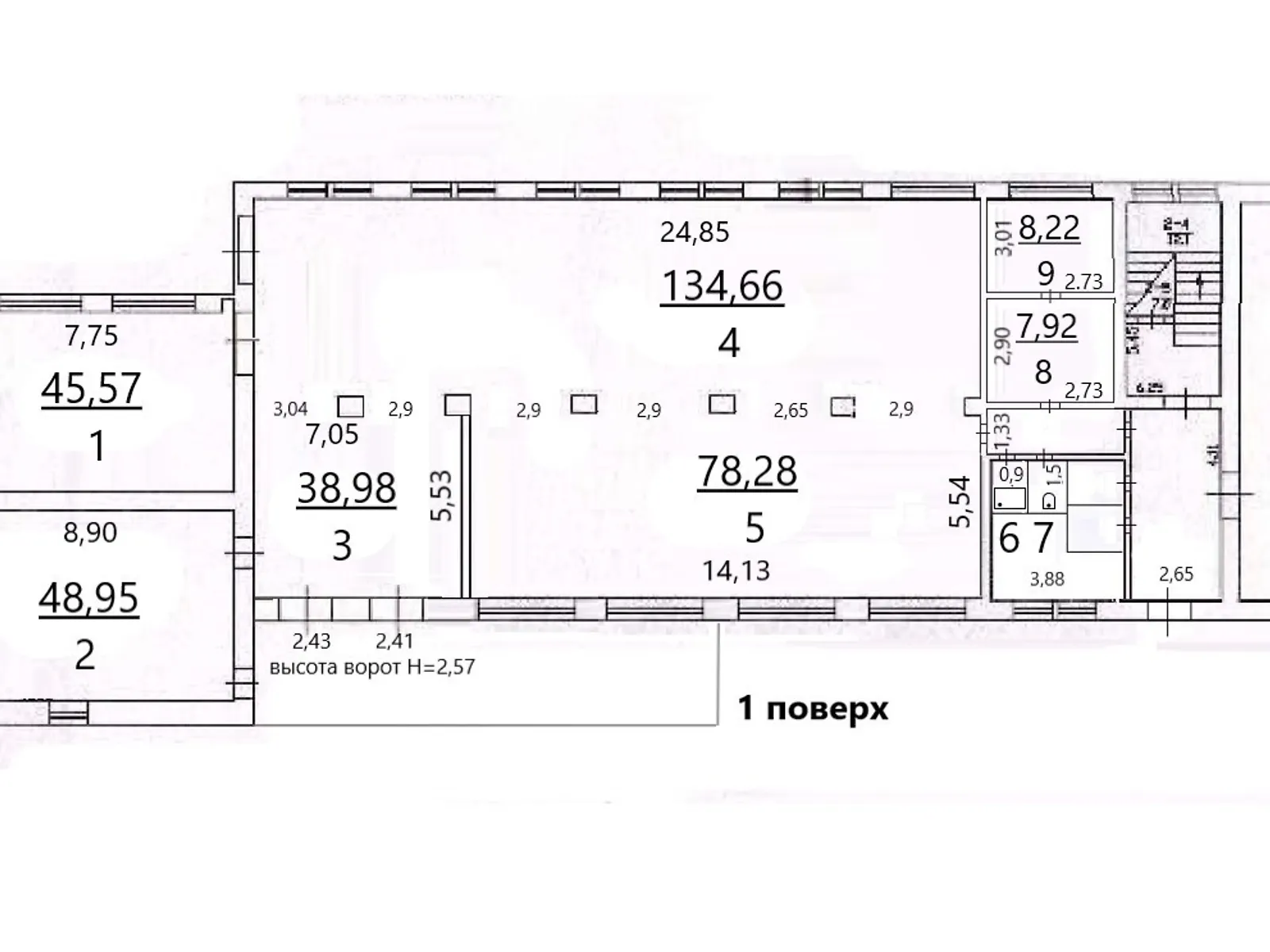 Здається в оренду приміщення вільного призначення 365 кв. м в 2-поверховій будівлі, цена: 98550 грн - фото 1