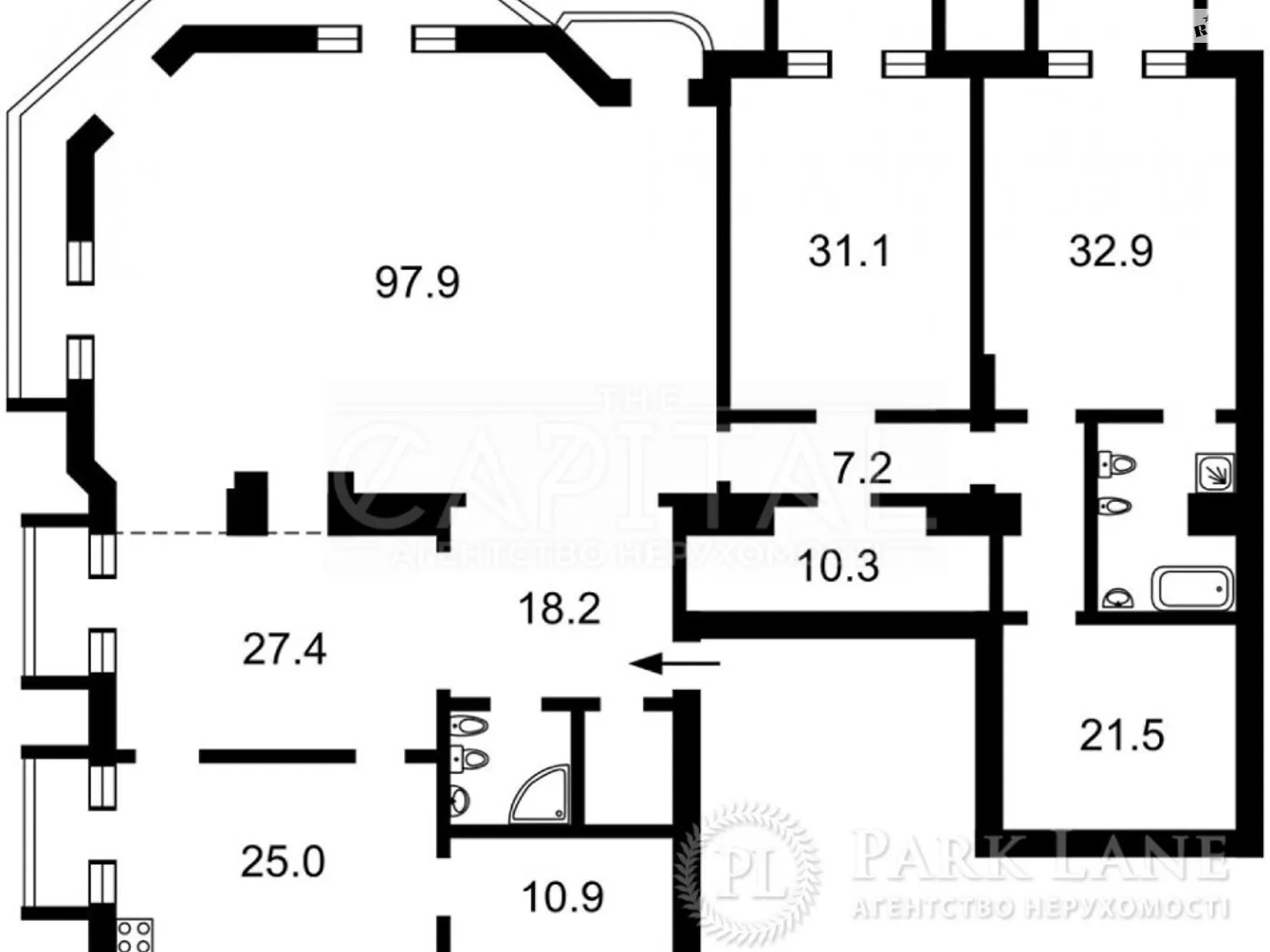 Сдается в аренду дом на 2 этажа 302 кв. м с верандой, цена: 12000 $