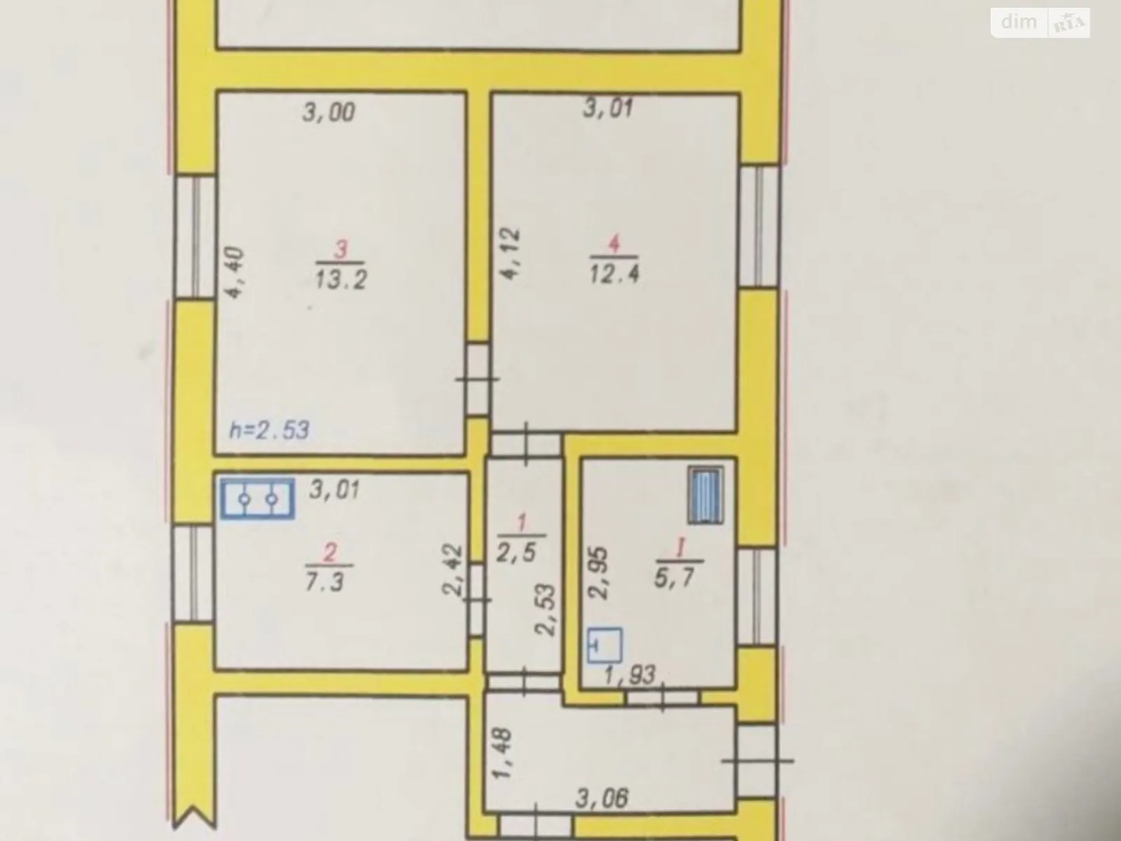 Продается 2-комнатная квартира 35 кв. м в Хмельницком, ул. Черновола