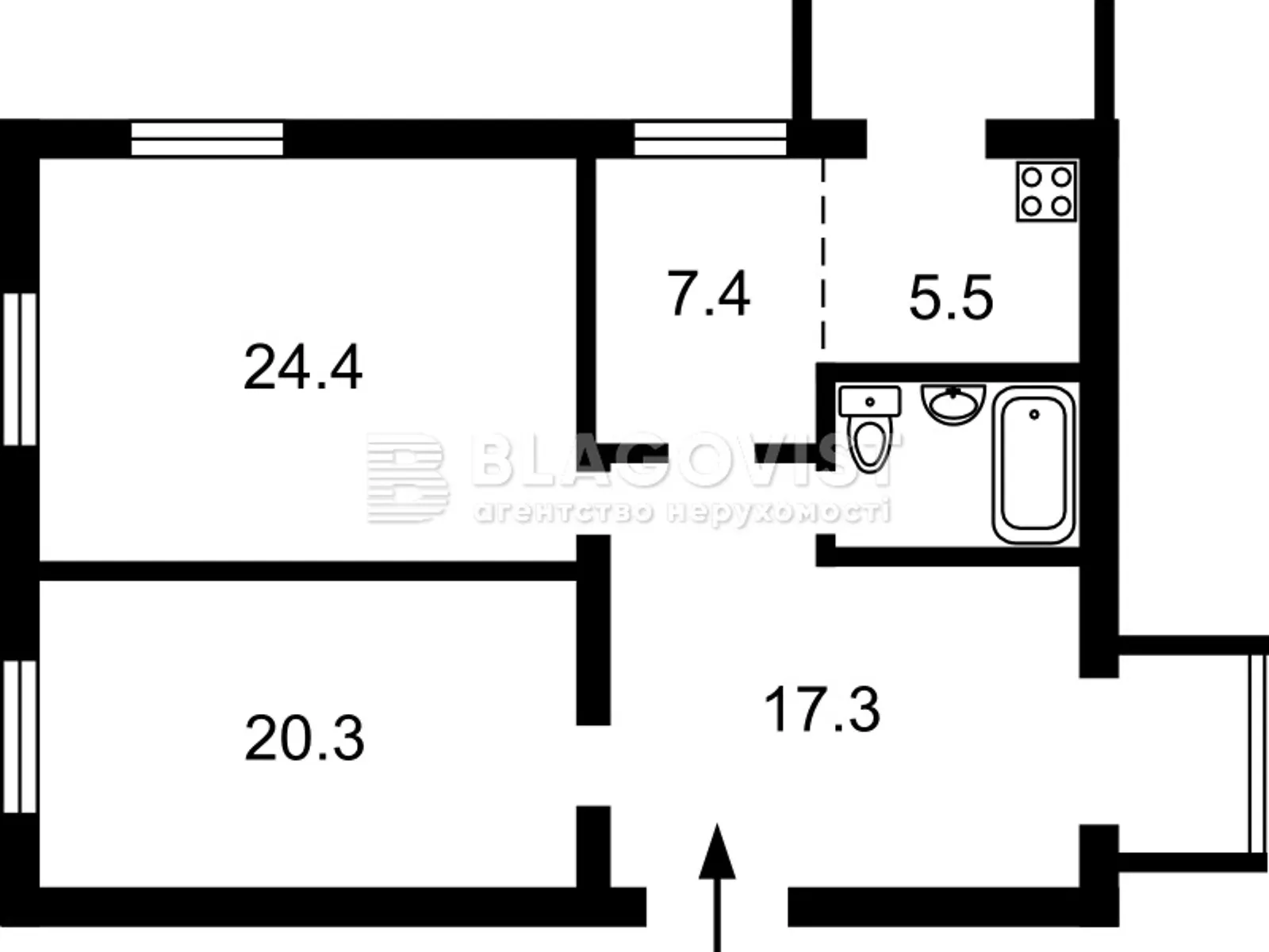 Продается офис 86.7 кв. м в бизнес-центре - фото 2