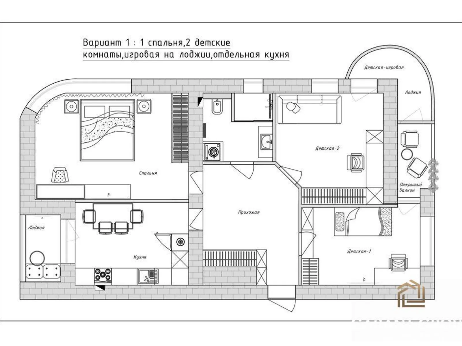 Продається 3-кімнатна квартира 92 кв. м у Одесі, пров. Щіпний