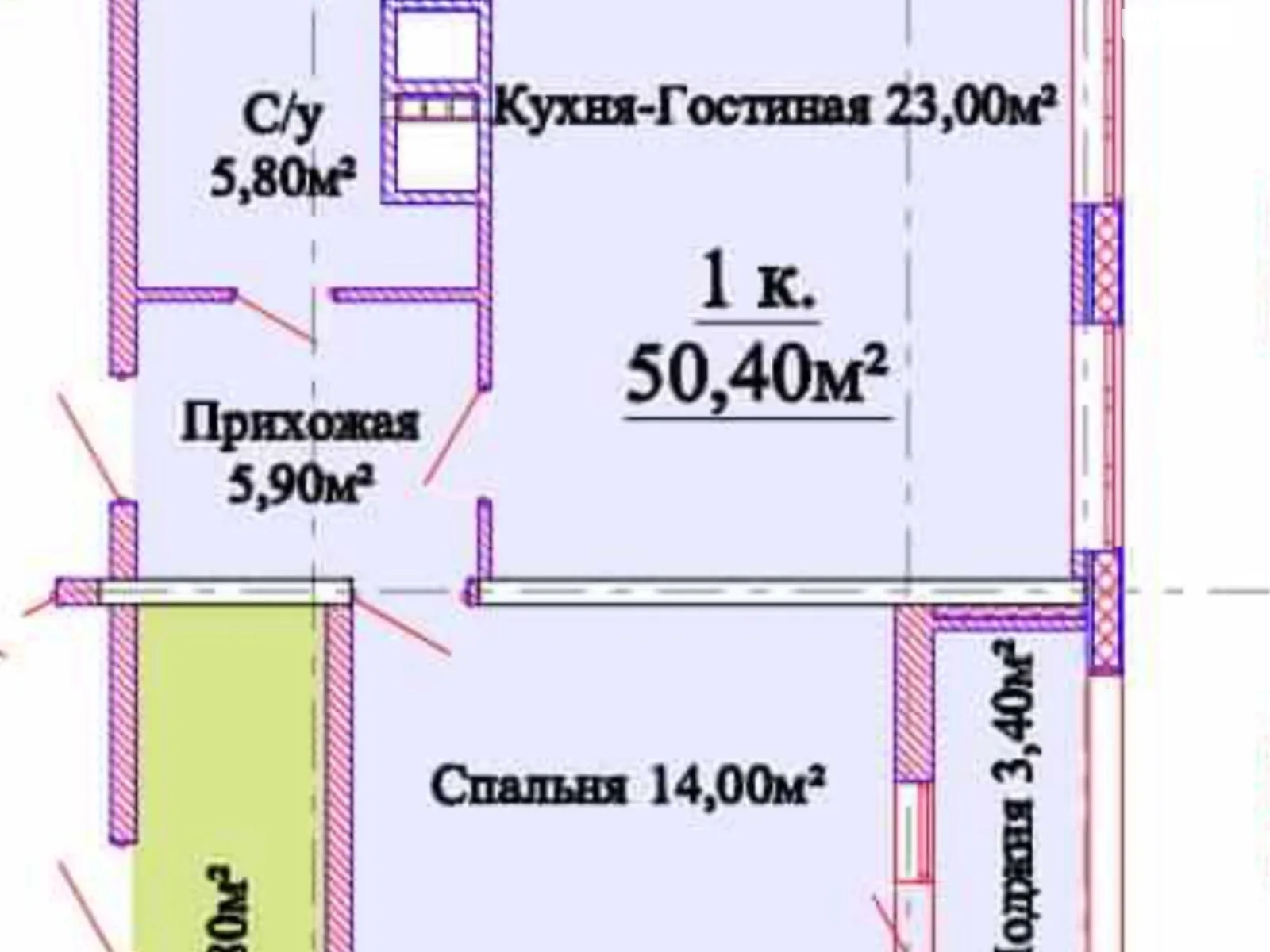 Продается 1-комнатная квартира 51 кв. м в Одессе, ул. Толбухина - фото 1