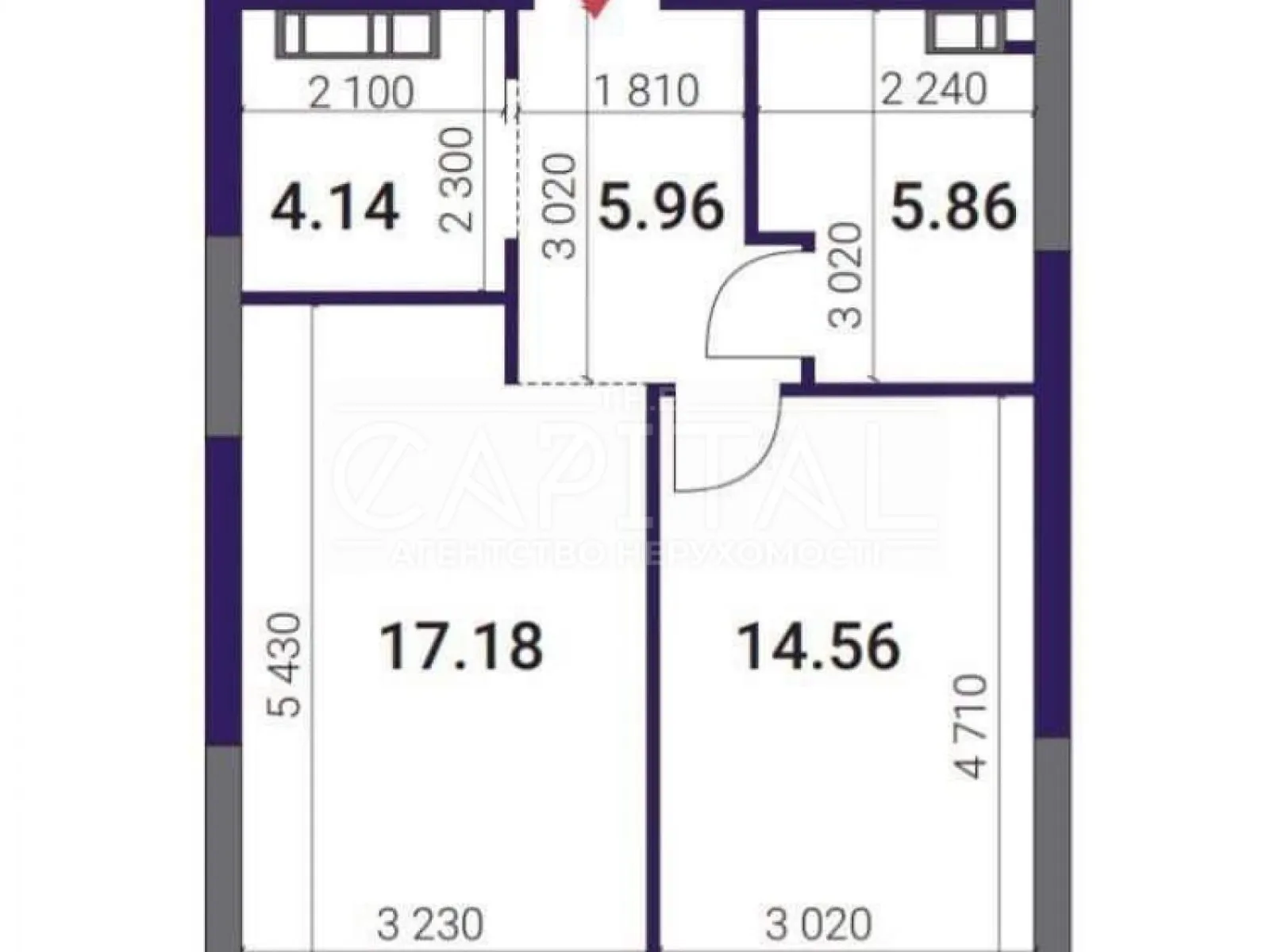 Продается 1-комнатная квартира 48 кв. м в Киеве, ул. Причальная, 11 - фото 1