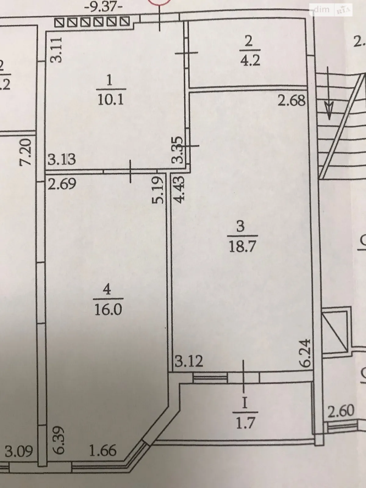 2-комнатная квартира 51 кв. м в Тернополе, ул. Киевская