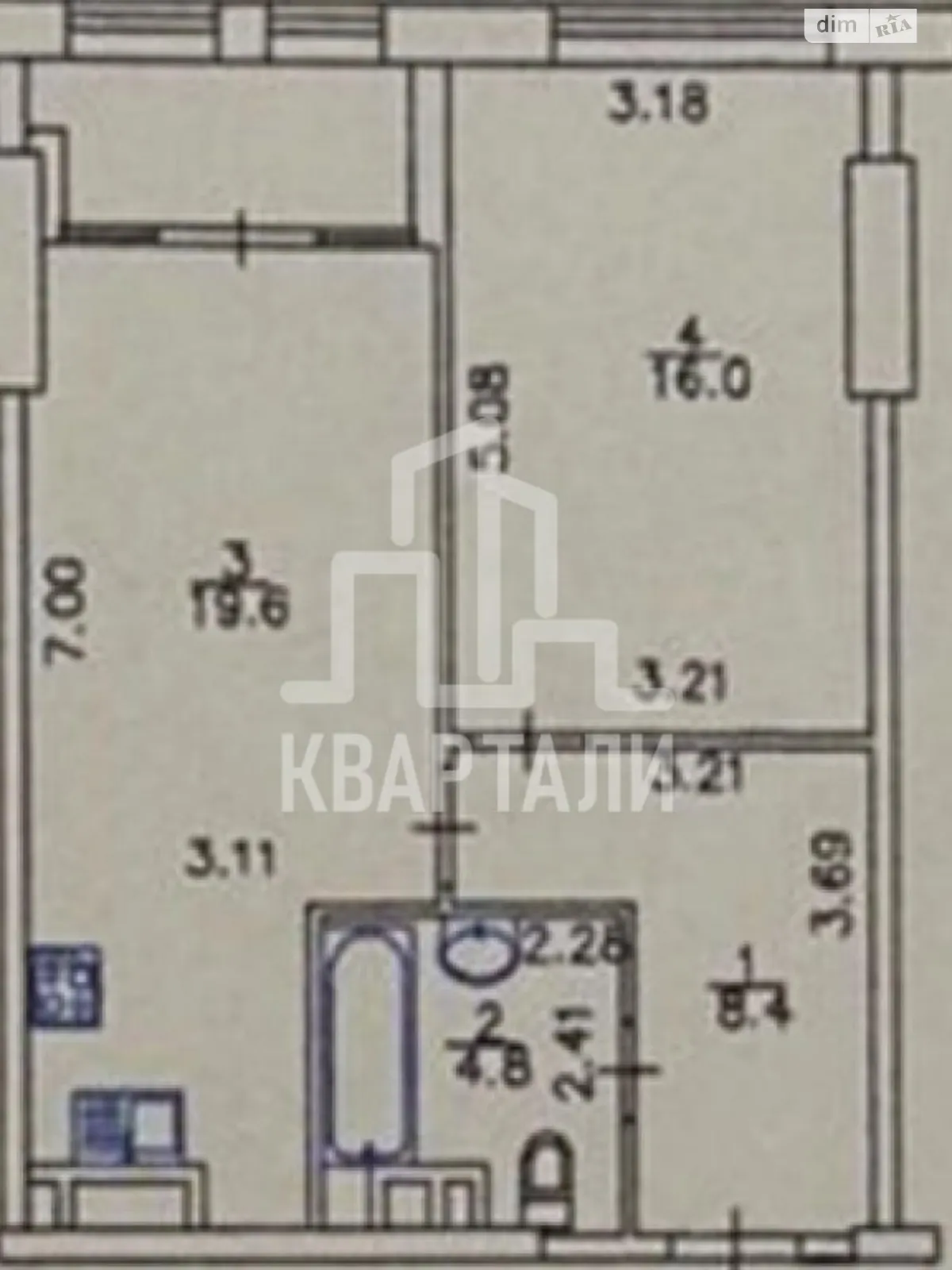 Продается 1-комнатная квартира 52 кв. м в Киеве, просп. Берестейский(Победы), 11