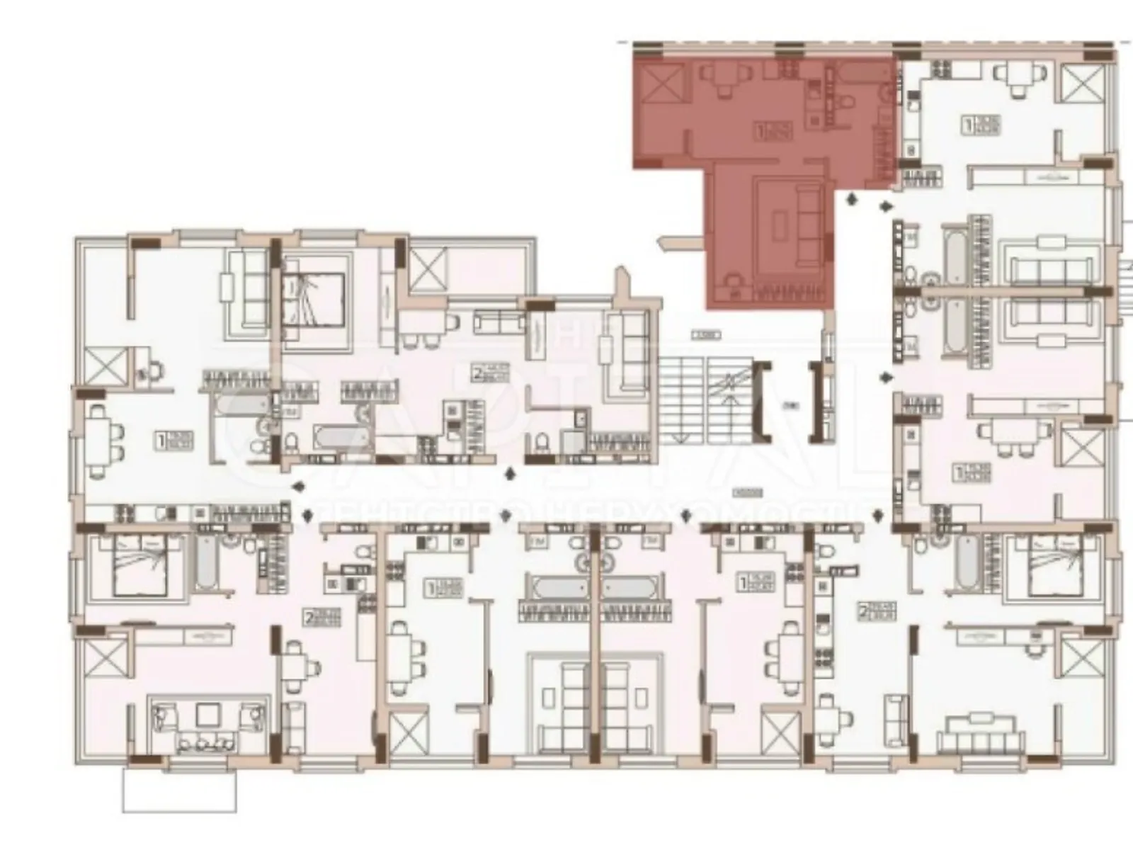 Продается 1-комнатная квартира 37.79 кв. м в Киеве, ул. Николая Юнкерова, 37