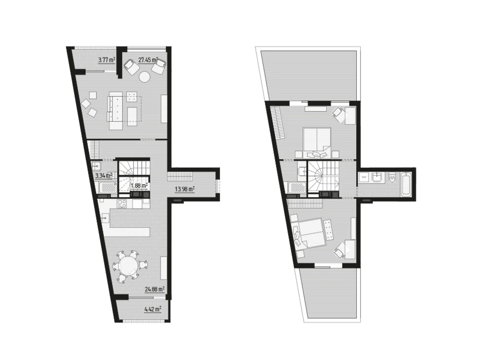 Продается 3-комнатная квартира 135 кв. м в Гостомеле, пер. Богдана Ступки, 5-17 - фото 1