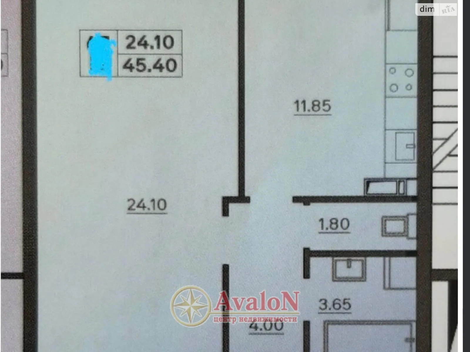 Продается 1-комнатная квартира 45.5 кв. м в Одессе, ул. Марсельская, 62/2