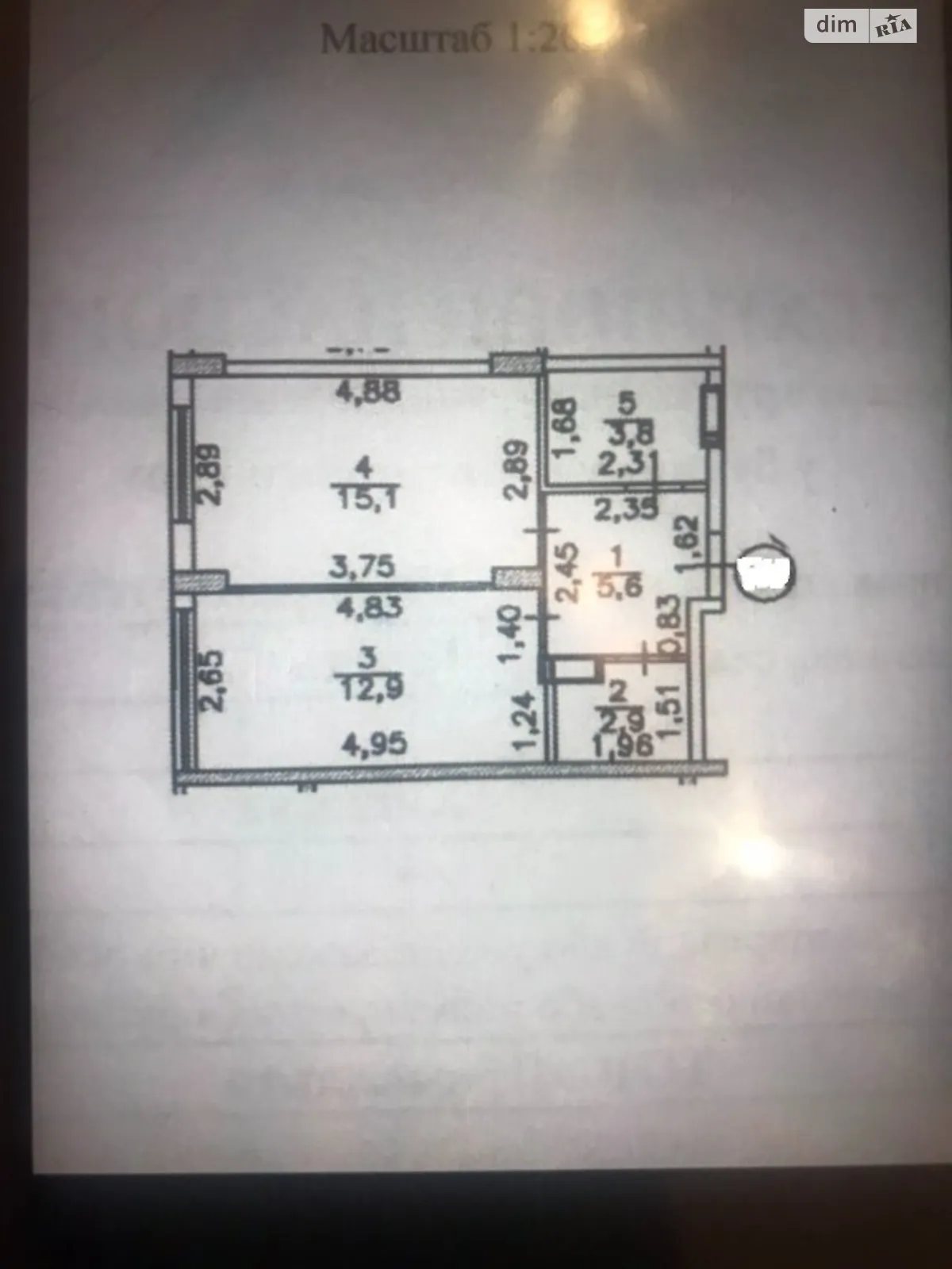 Продается 1-комнатная квартира 40.9 кв. м в Ирпене, ул. Университетская(Карла Маркса), 3/15 - фото 1