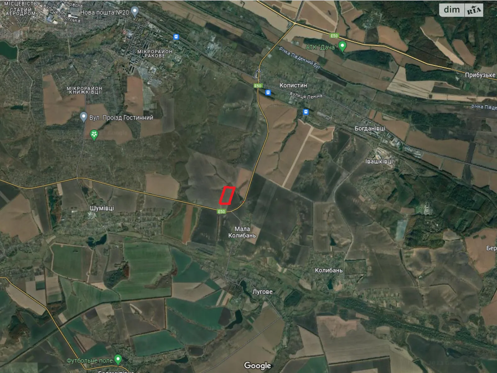 Продается земельный участок 12 соток в Хмельницкой области, цена: 420000 $ - фото 1