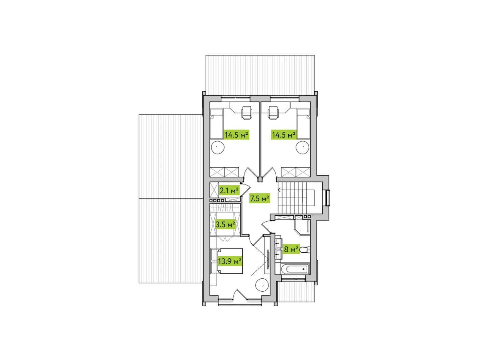 Продается дом на 2 этажа 140 кв. м с беседкой - фото 2