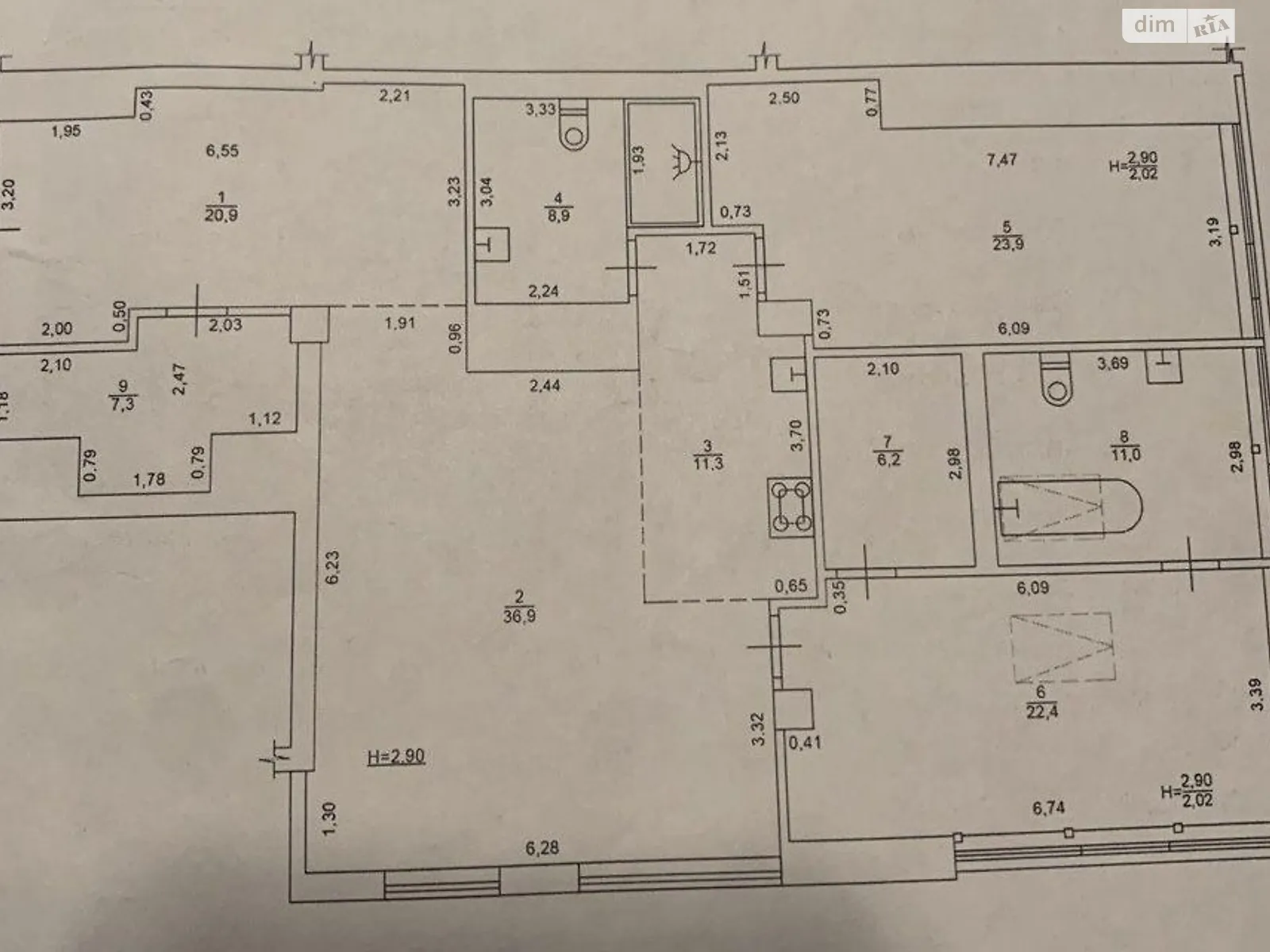 Продається 3-кімнатна квартира 148 кв. м у Харкові, просп. Науки, 9Д