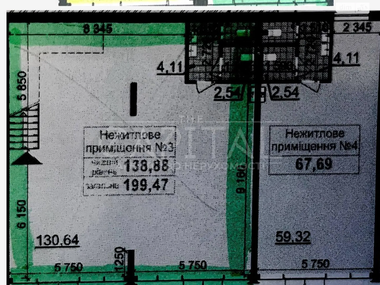 Продається приміщення вільного призначення 199 кв. м в 24-поверховій будівлі - фото 2