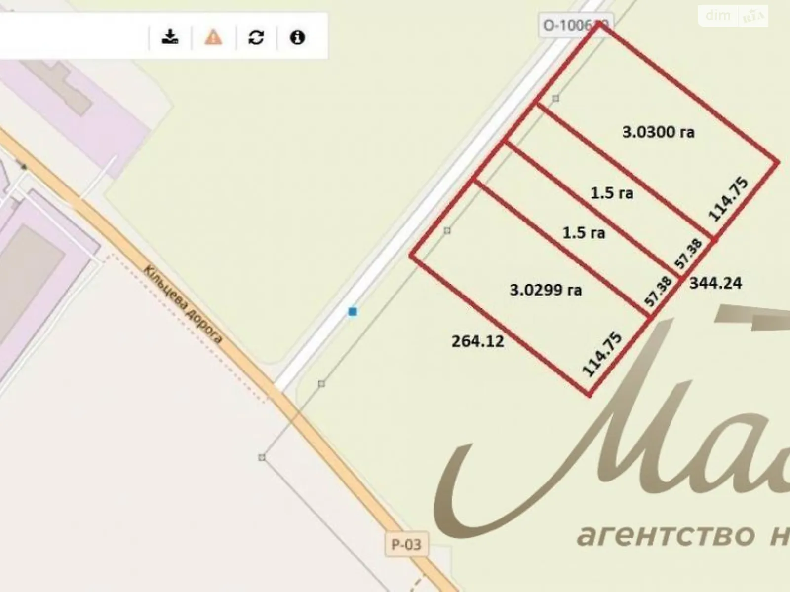 Продается земельный участок 3600 соток в Киевской области, цена: 1100000 $