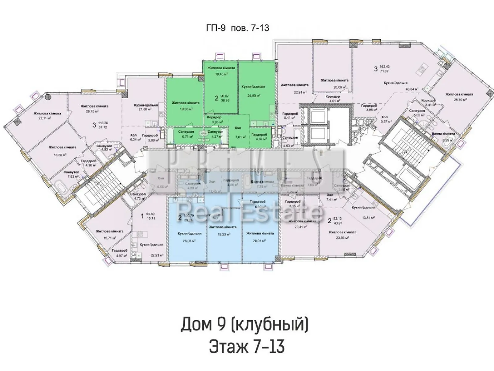 Продается 2-комнатная квартира 90.07 кв. м в Киеве, ул. Андрея Верхогляда(Драгомирова), 9