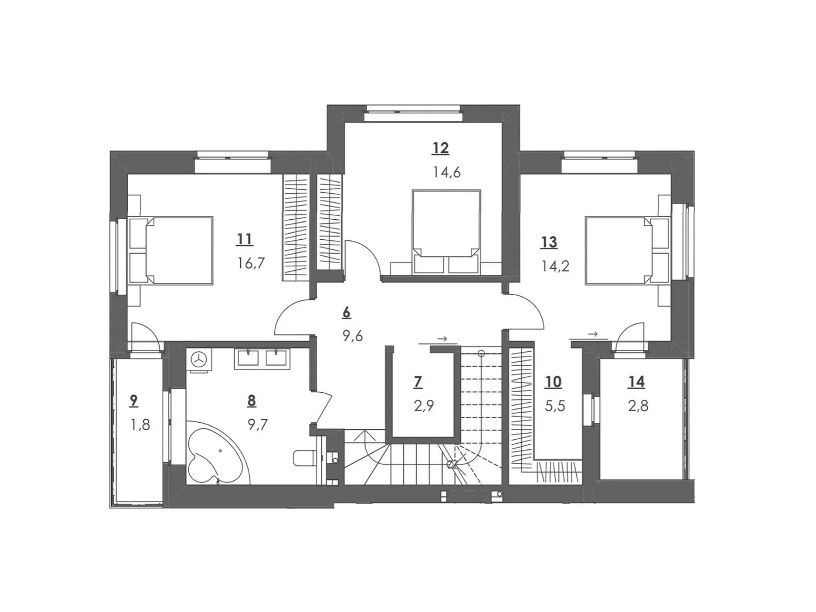 Продается дом на 2 этажа 138.2 кв. м с балконом - фото 2