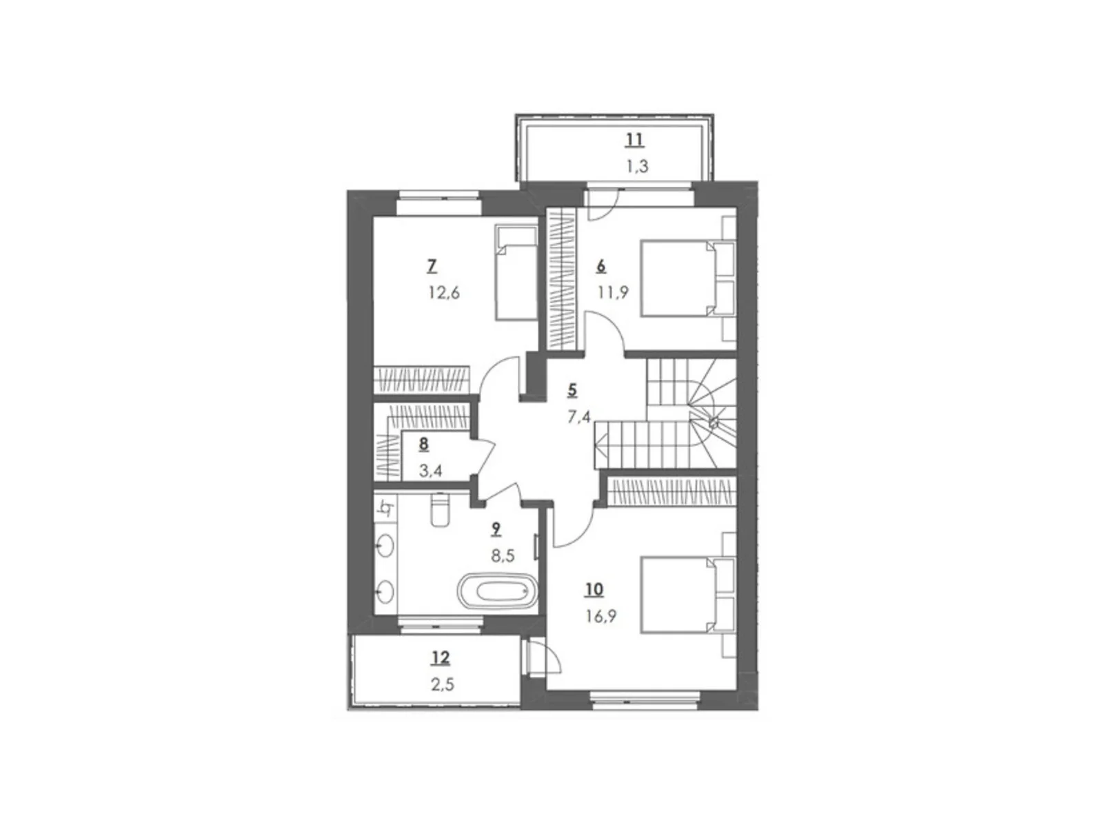 Продается дом на 2 этажа 114.4 кв. м с гаражом - фото 2