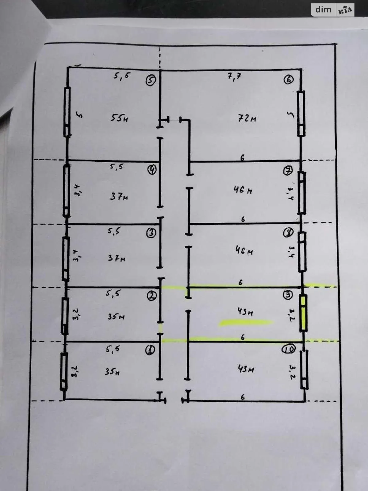 Продається 2-кімнатна квартира 43 кв. м у Одесі, вул. Блока