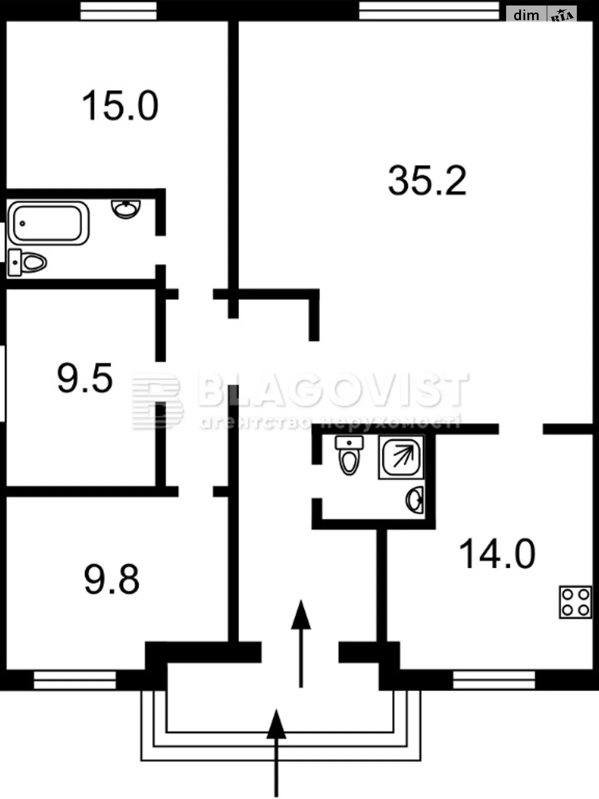 Продается одноэтажный дом 105 кв. м с балконом - фото 2