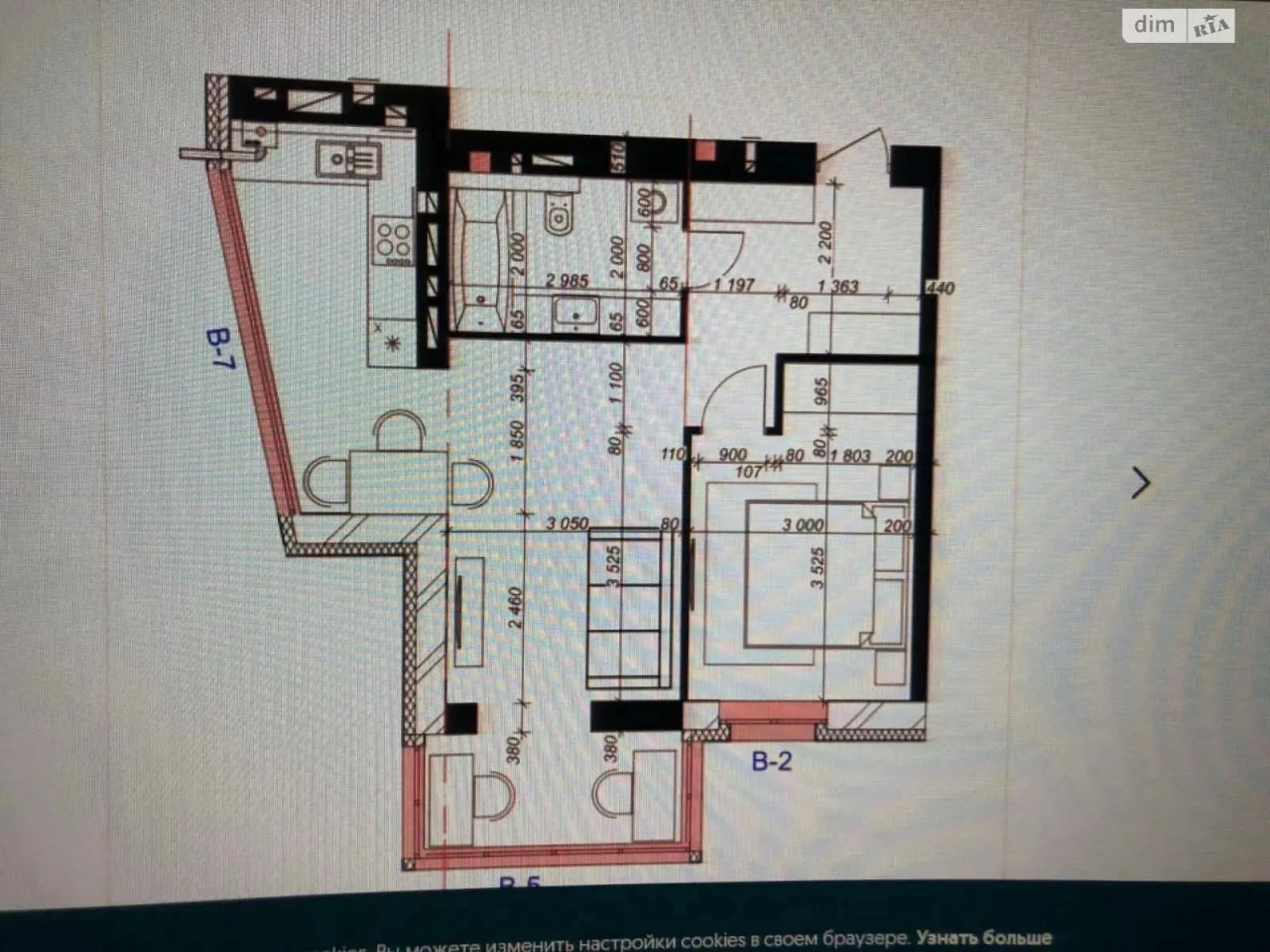 Продается 2-комнатная квартира 56 кв. м в Днепре, Запорожское шоссе, 28П