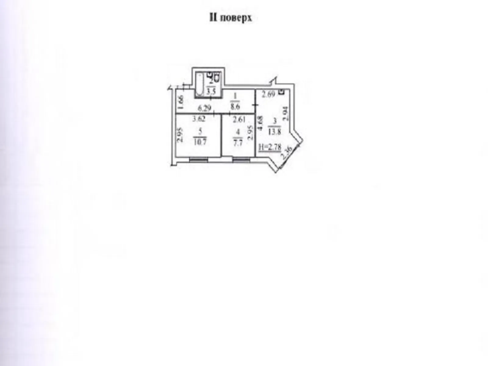 Продається 2-кімнатна квартира 44 кв. м у Чабанах, вул. Покровська(Кірова), 30Б