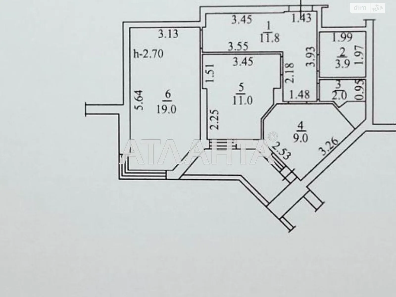 Продается 2-комнатная квартира 58.4 кв. м в Одессе, Овидиопольская дор., 31 - фото 1