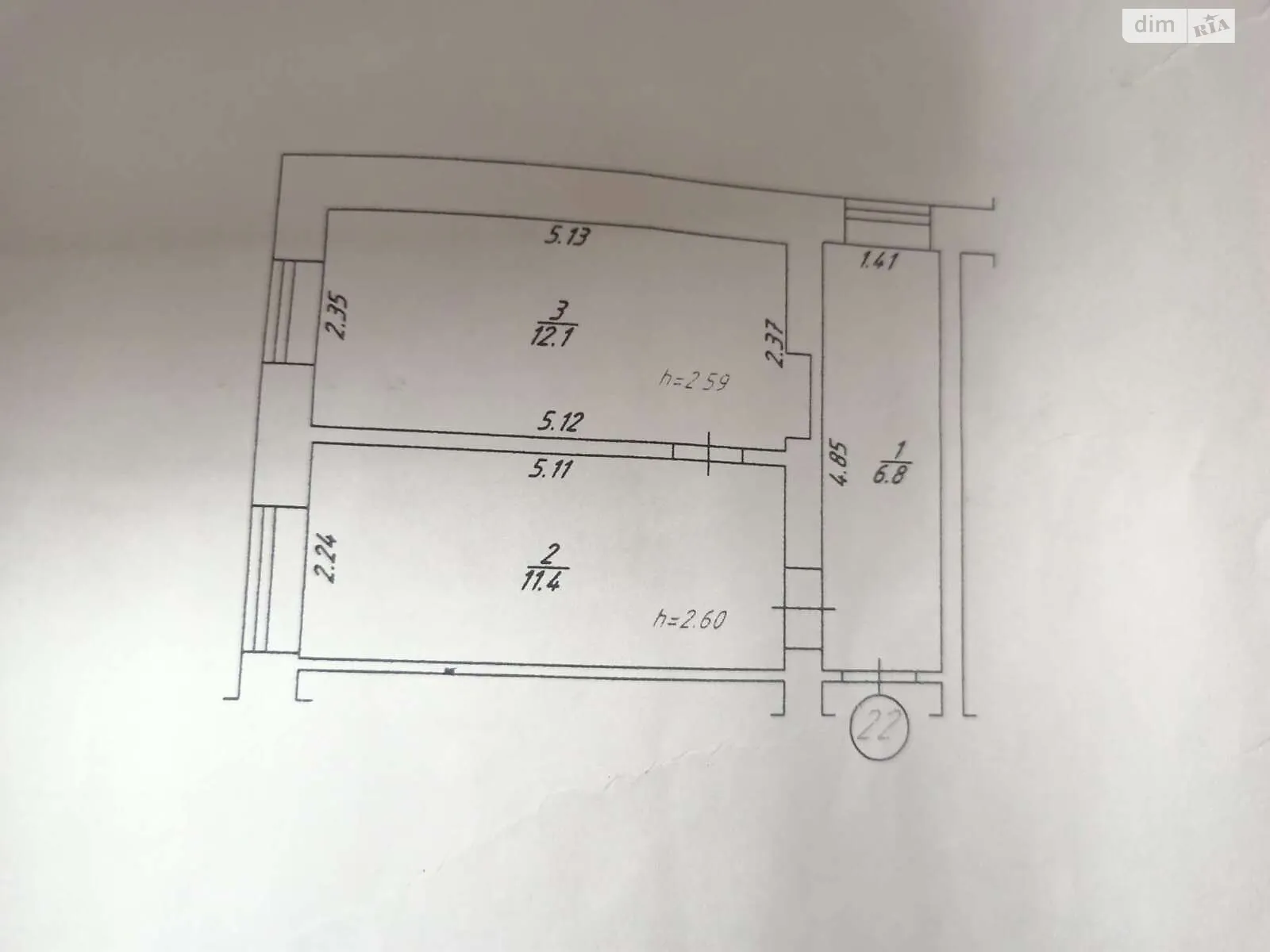 Продається кімната 30.3 кв. м у Полтаві, цена: 15500 $