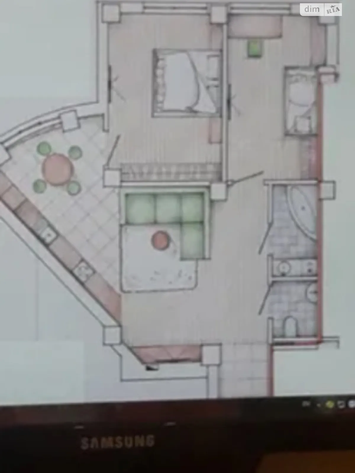 Продається 1-кімнатна квартира 95.1 кв. м у Дніпрі, просп. Науки(Гагаріна), 95А - фото 1
