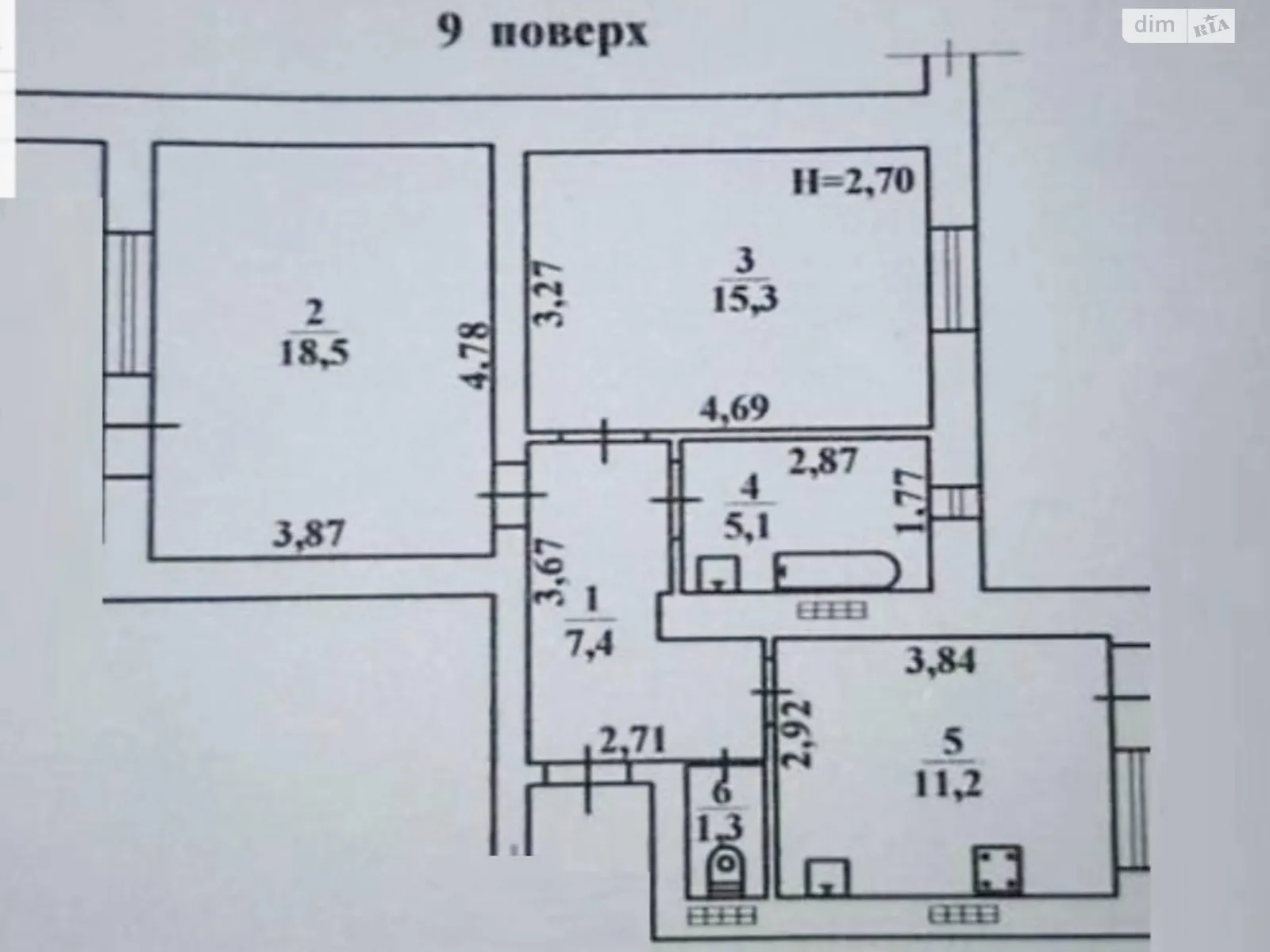 Продается 2-комнатная квартира 64 кв. м в Одессе, ул. Марсельская - фото 1