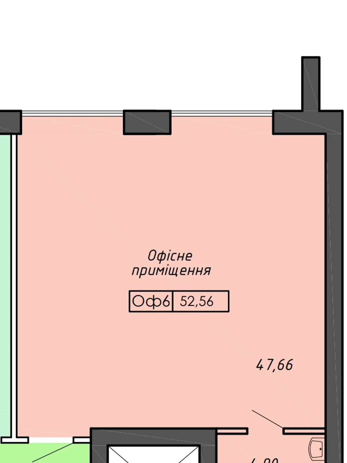 Продается офис 52.56 кв. м в бизнес-центре - фото 3