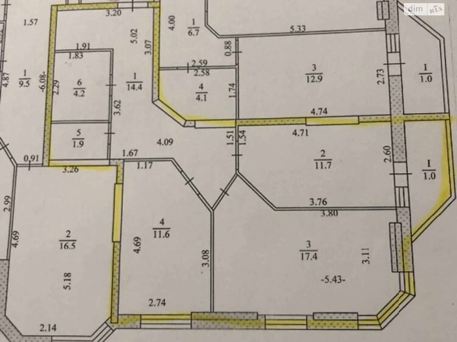 2-комнатная квартира 64 кв. м в Тернополе, ул. Белогорская - фото 1