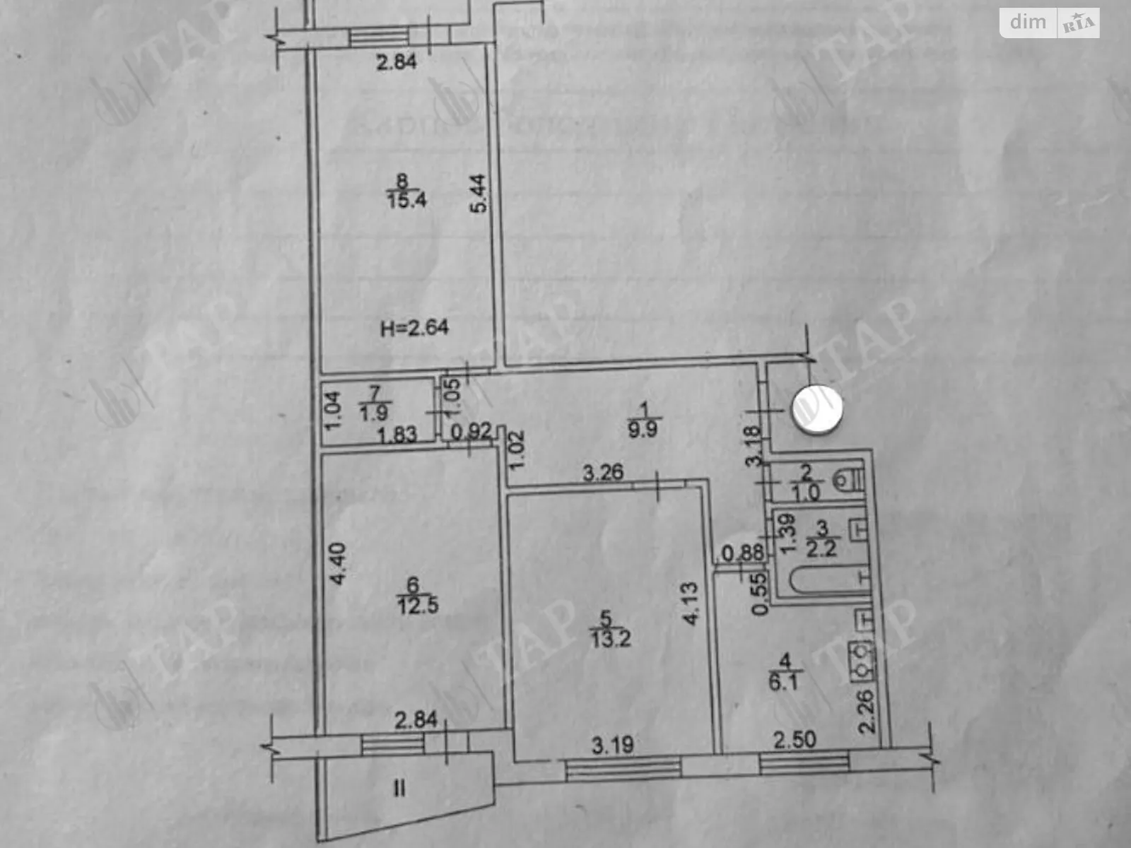 Продається 3-кімнатна квартира 67.6 кв. м у Харкові, Салтівське шосе