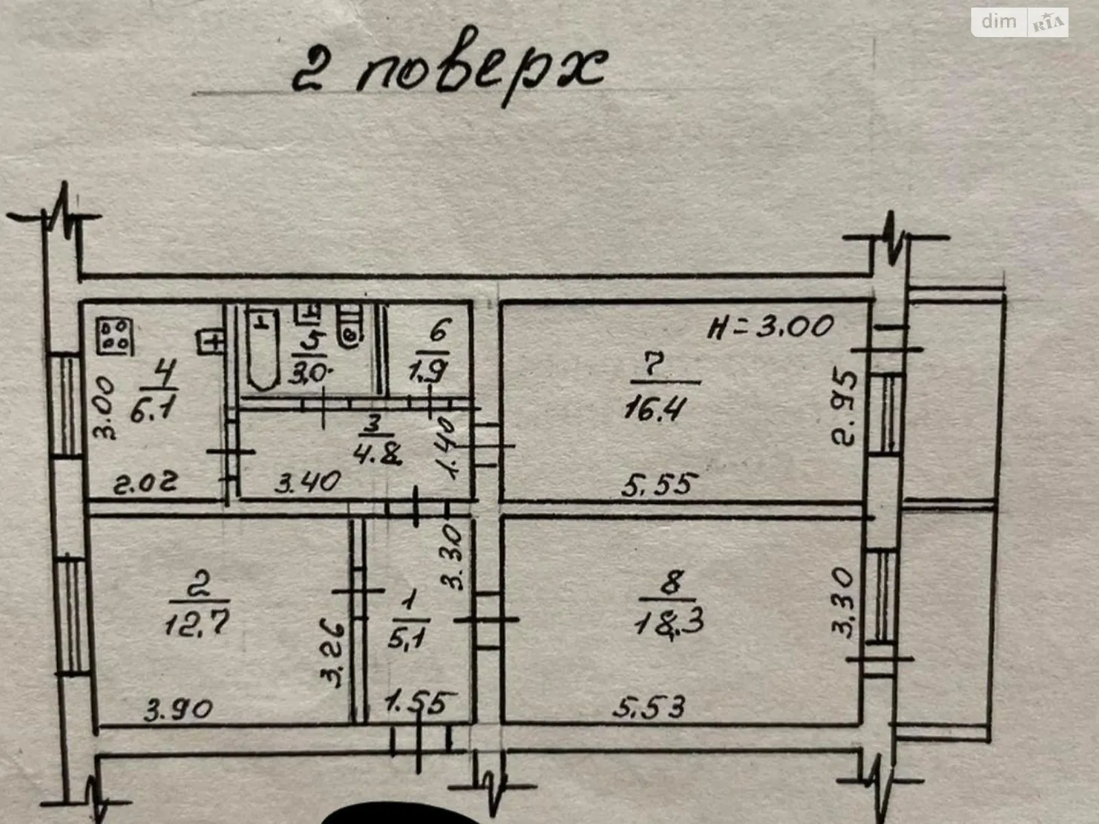 Продается 3-комнатная квартира 72 кв. м в Одессе, спуск Ольгиевский, 8А