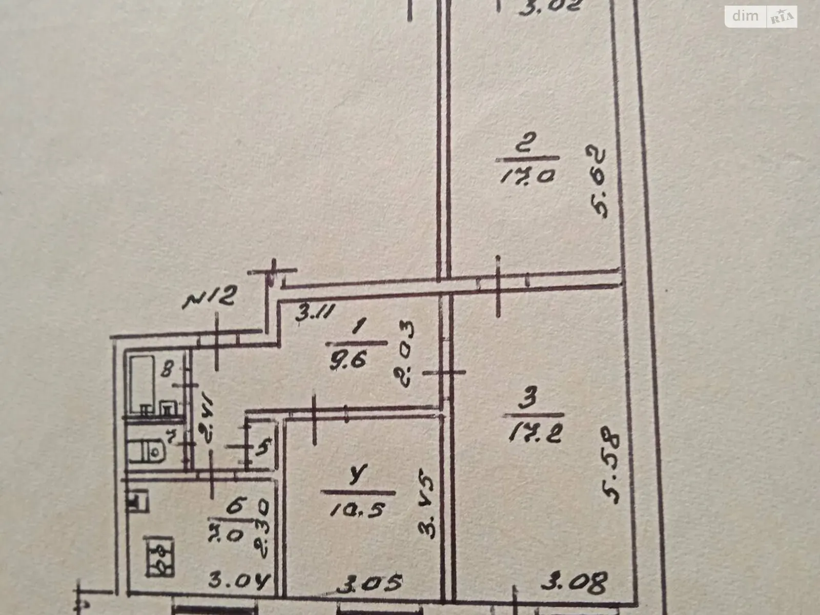 3-кімнатна квартира 68 кв. м у Запоріжжі, цена: 30000 $