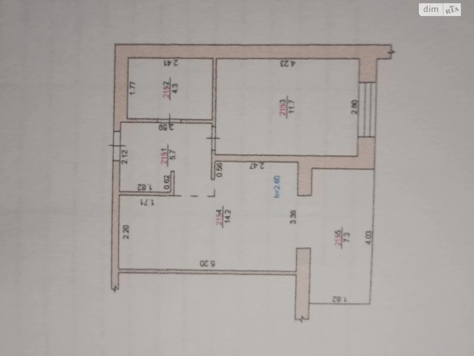 Продается 1-комнатная квартира 43.2 кв. м в Николаеве, ул. Мостостроителей, 18 - фото 1